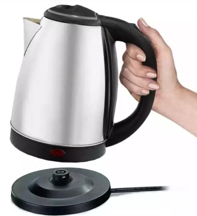 Electric Kettle Black & Silver/Cattle /winter gifts/warm water/different Shapes/random shapes /Random Trademarks and company